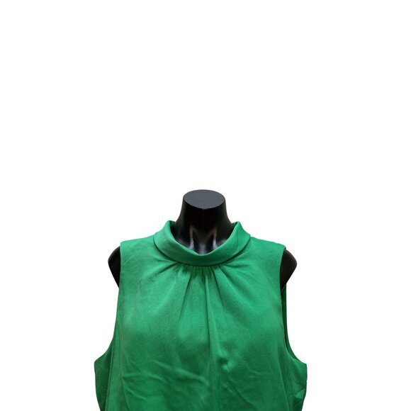 Karl Lagerfeld Sleeveless Green Maxi Dress - Picture 3 of 9